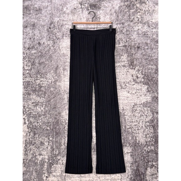 Issey Miyake Pants - Issey Miyake Pants 4 Womens Black Plisse Pleat Trousers